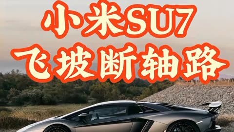 小米SU7过坑“断轴”车主：承认欺瞒网友 我爸是出事故后才喝的酒