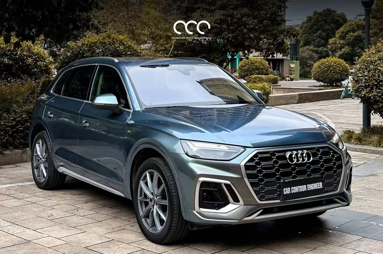 一汽奥迪A5L极光紫车色官图 用色更大胆 “灯厂”有哪些新花样？